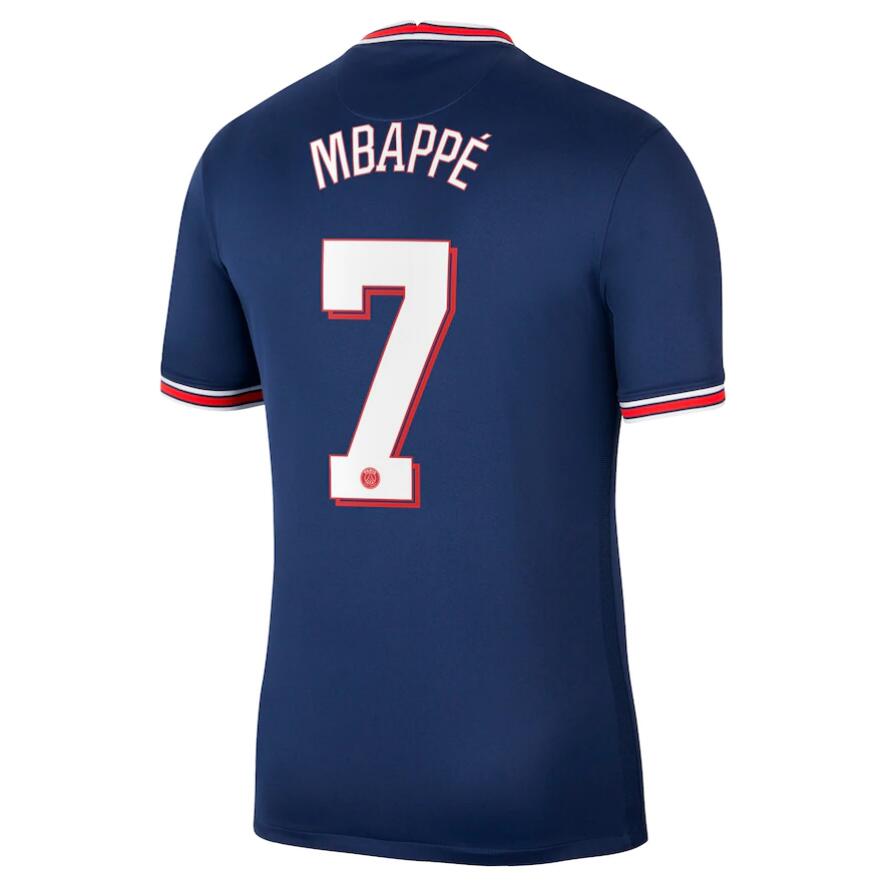 2021/22 Maillot PSG Domicile Cup Home Kit Soccer Jersey Mbappé 7 printing